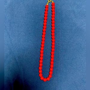 RED BEAD NECKLACE